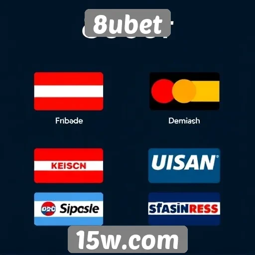 Métodos de pagamento disponíveis no 8ubet